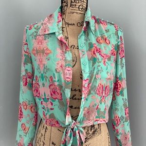 Forever 21 Summer Belly/Crop Top